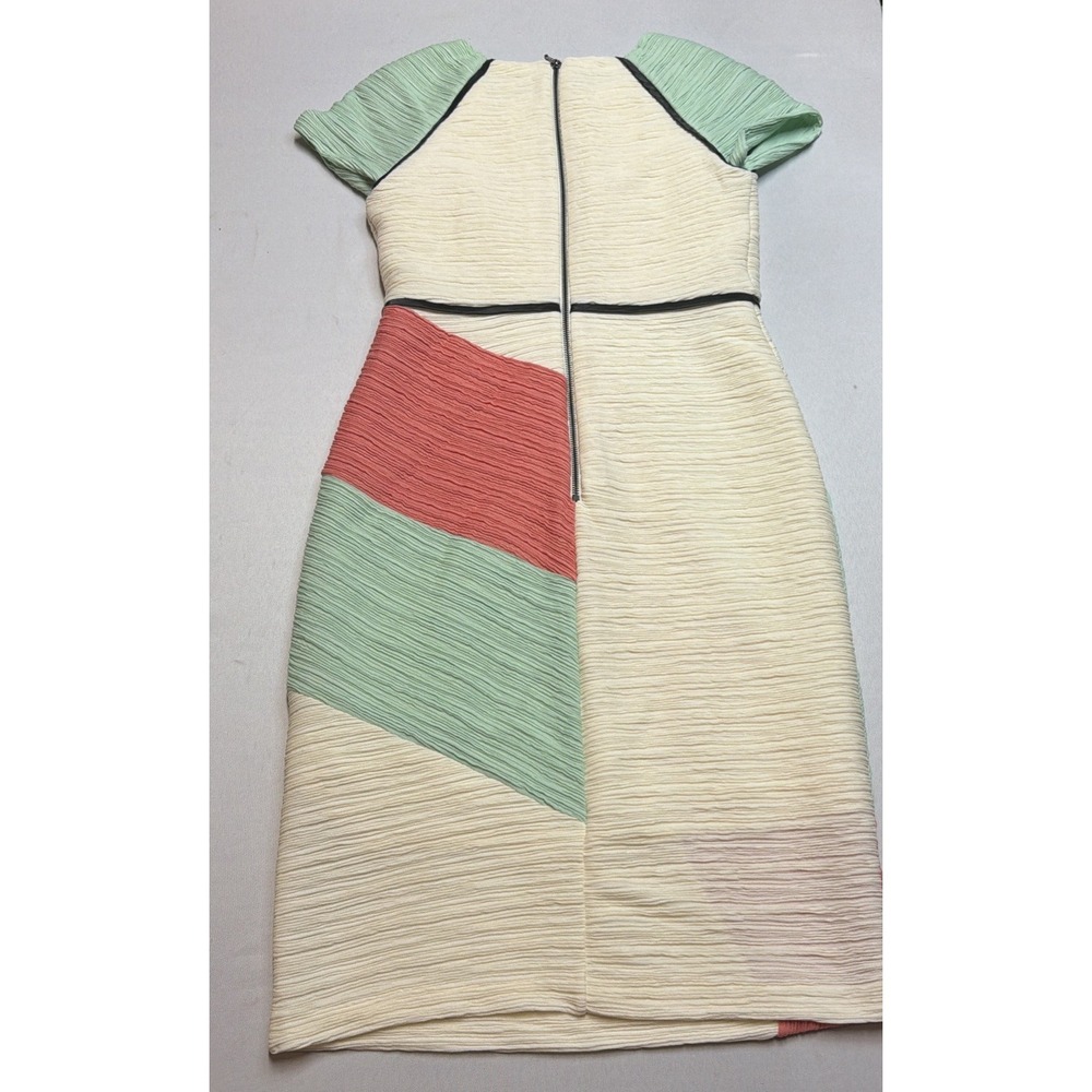 Maeve Anthropologie Dress Short Sleeve Work Party Sheath Stretchy Size 8 - Picture 8 of 8